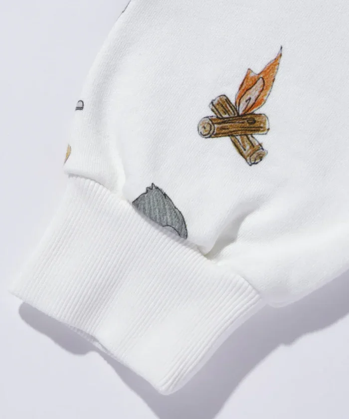 Xlarge Allover Print Crewneck Sweatshirt White (2)