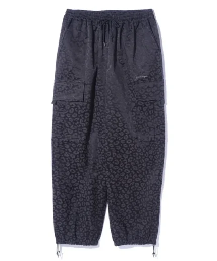 Xlarge Easy Leopard Cargo Pants Black (1)