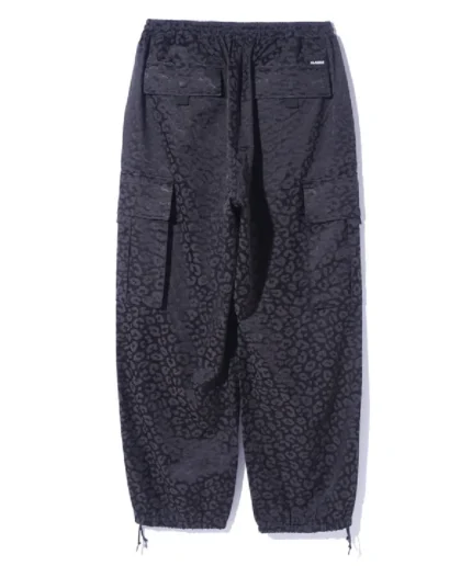 Xlarge Easy Leopard Cargo Pants Black (2)