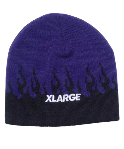 Xlarge Fire Single Beanie Black (1)