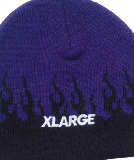 Xlarge Fire Single Beanie Black (2)