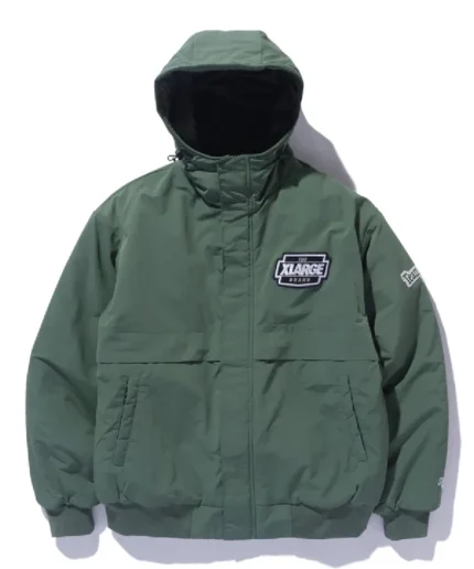 Xlarge Nylon Puffer Jacket Green (5)