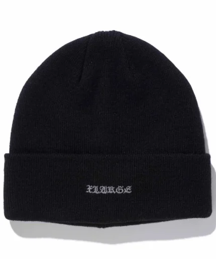 Xlarge Old English Beanie Black (1)