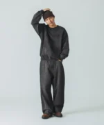 Xlarge Old English Bleached Crewneck Sweatshirt Black (2)