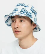 Xlarge Polygon Logo Bucket Hat White (2)