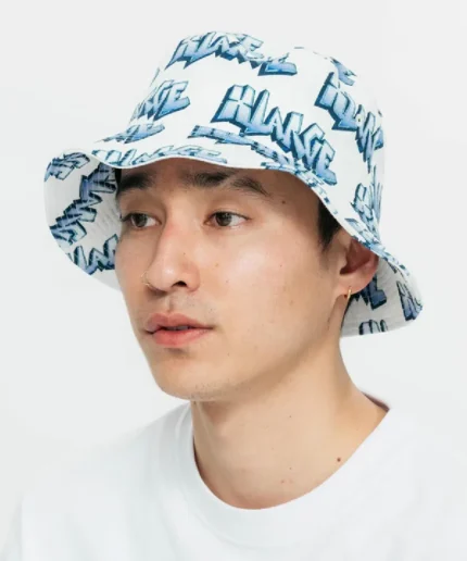 Xlarge Polygon Logo Bucket Hat White (2)