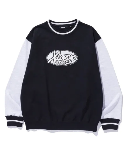 Xlarge Retro Crewneck Sweatshirt Black (1)