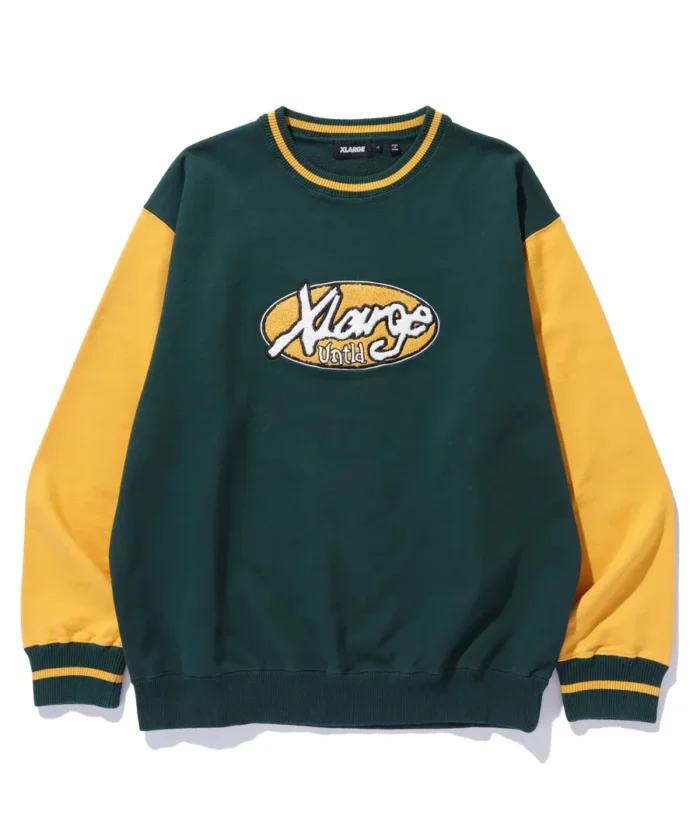 Xlarge Retro Crewneck Sweatshirt Green (1)